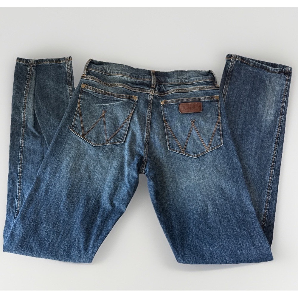 Wrangler Retro Men's Slim Straight Jeans Tag 31x36 Measures 31x35 WLT88BZ - Picture 2 of 8
